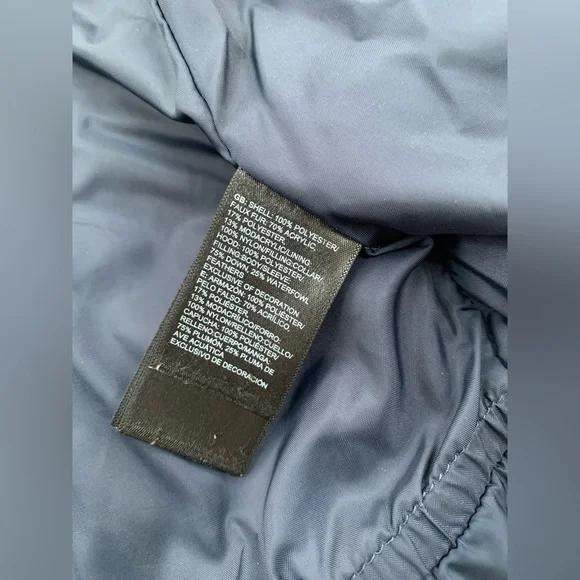 The North Face Women’s Small Navy Blue Gotham Il Hooded 550 Down Puffer Jacket - Picture 10 of 14